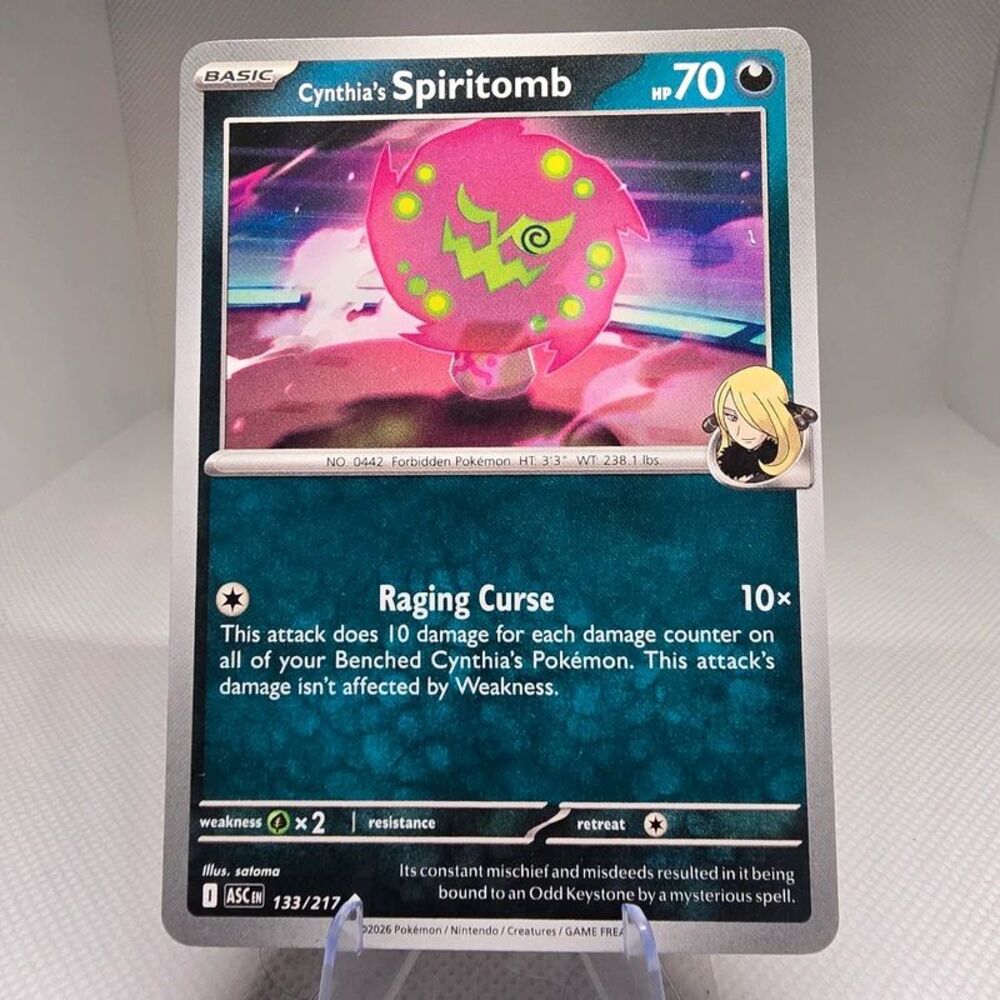 Cynthia's spiritomb 133 pokemon ascended heroes